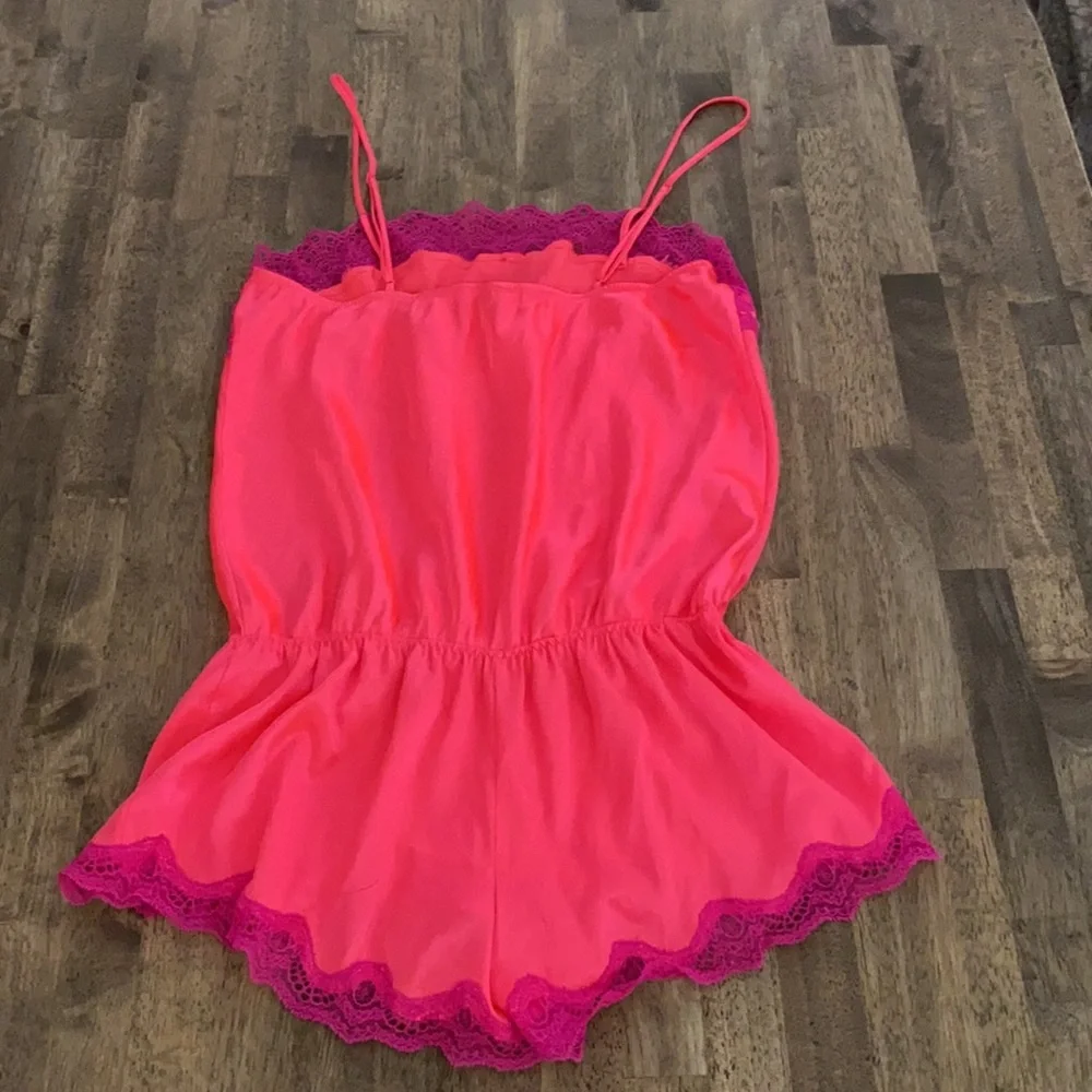 Victoria’s Secret one piece short negligee with spaghetti straps! Worn once.